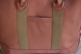 WORKERS / Leather Handle Tote Bag (Brown)