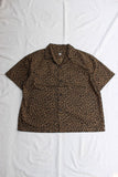 COLIMBO / MODEST OPEN COLLAR SHIRT (ZB-0314,LEOPARD PATTERN)