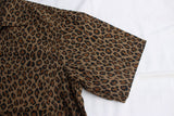 COLIMBO / MODEST OPEN COLLAR SHIRT (ZB-0314,LEOPARD PATTERN)
