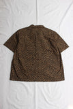 COLIMBO / MODEST OPEN COLLAR SHIRT (ZB-0314,LEOPARD PATTERN)