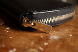 MANIFOLD / ROUND FASTENER WALLET (MW-11,BLACK)