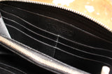 MANIFOLD / ROUND FASTENER WALLET (MW-11,BLACK)