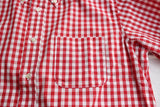 WORKERS / Modified BD Shirt (Red Gingham Poplin)