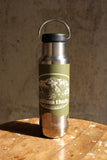 FREEWHEELERS / "Mt. DENALI" INSULATED WATER BOTTLE (#2319005,OLIVE × BRUSHED)