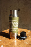 FREEWHEELERS / "Mt. DENALI" INSULATED WATER BOTTLE (#2319005,OLIVE × BRUSHED)