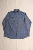 【旧価格/Size 18】FREEWHEELERS / "Neal" (#2413001,VINTAGE INDIGO CHAMBRAY) / 2024AW