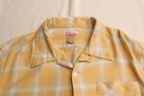 Cushman / OMBRE CHECK OPEN SHIRT (25480,YELLOW)