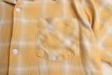 Cushman / OMBRE CHECK OPEN SHIRT (25480,YELLOW)