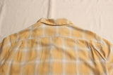Cushman / OMBRE CHECK OPEN SHIRT (25480,YELLOW)
