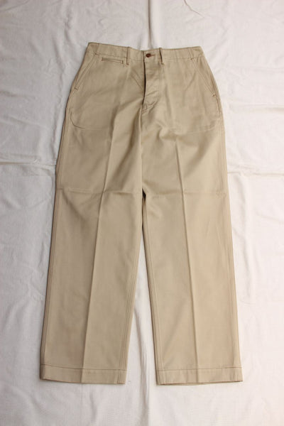 WORKERS / Officer Trousers Vintage (Khaki No-1) – McFly Online Store