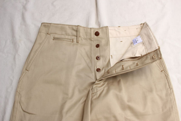WORKERS / Officer Trousers Vintage (Khaki No-1) – McFly Online Store