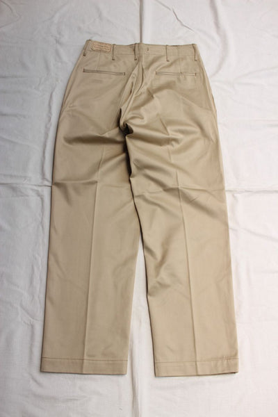 WORKERS / Officer Trousers Vintage (Khaki No-1) – McFly Online Store