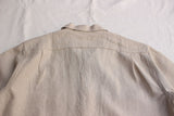 WORKERS / Open Collar Shirt (Ecru Linen)