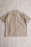 WORKERS / Open Collar Shirt (Ecru Linen)