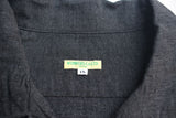 WORKERS / Open Collar Shirt (Smoky Chambray)