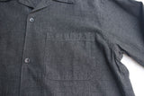 WORKERS / Open Collar Shirt (Smoky Chambray)
