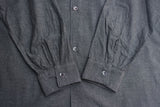 WORKERS / Open Collar Shirt (Smoky Chambray)