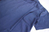 ADJUSTABLE COSTUME / PIN DOT PRINT ITALIAN COLLAR S/S SHIRT (AS-194,NAVY)
