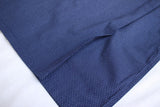 ADJUSTABLE COSTUME / PIN DOT PRINT ITALIAN COLLAR S/S SHIRT (AS-194,NAVY)
