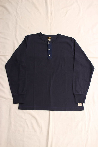 COLIMBO / PRAIRIE DOG L/S HENLEY T-SHIRT (ZA-0438,DARK NAVY