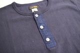 COLIMBO / PRAIRIE DOG L/S HENLEY T-SHIRT (ZA-0438,DARK NAVY)