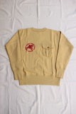 FREEWHEELERS / "PUMP JOCKEY" POCKET SWEAT SHIRT (#2334005,DRY BEIGE)