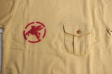 FREEWHEELERS / "PUMP JOCKEY" POCKET SWEAT SHIRT (#2334005,DRY BEIGE)