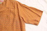 Cushman / RAYON CREST PRINT SHIRT (25604,GOLD)