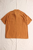 Cushman / RAYON CREST PRINT SHIRT (25604,GOLD)