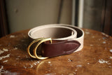 HERALDIC BELTS / RING BELT (STONE,OLIVE)