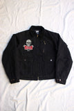 【Size 40】FREEWHEELERS / "RISING FROM HELL" GRAGE WORKER JACKET (#2531019,YARN-DYED RUDE BLACK)
