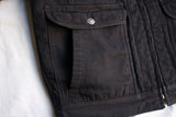 【Size 40】FREEWHEELERS / "RISING FROM HELL" GRAGE WORKER JACKET (#2531019,YARN-DYED RUDE BLACK)