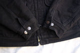 【Size 40】FREEWHEELERS / "RISING FROM HELL" GRAGE WORKER JACKET (#2531019,YARN-DYED RUDE BLACK)