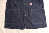 FREEWHEELERS / "STEELBACKERS" WORK COAT (#2621004,11.5oz INDIGO DENIM)