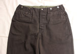 FREEWHEELERS / "STEVEDORE" TROUSERS (#2622003,YARN-DYED INK BLACK)