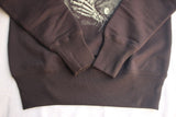 FREEWHEELERS / "STONE FREE" RAGLAN SLEEVE SWEAT SHIRT (#2634003,SOOT BLACK)