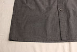 WORKERS / Sleeping Open Front Shirt (Black Chambray)