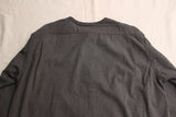 WORKERS / Sleeping Open Front Shirt (Black Chambray)