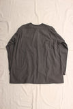 WORKERS / Sleeping Open Front Shirt (Black Chambray)
