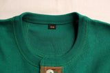 FREEWHEELERS / "THE LURE WITH THE CLAW" HENLEY NECK LONG SLEEVE SHIRT (#2535005,TEAL GREEN)