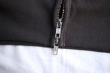 FREEWHEELERS / "THERMAL LINED FULL ZIP HOODIE" DOUBLE FACE (#2534004,SOOT BLACK × OATMEAL)