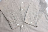 FREEWHEELERS / "THE SKIPPER" THREE-QUARTER SLEEVE (#2623001,YARN-DYED DARK BEIGE × YARN-DYED BLACK)