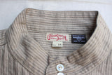 FREEWHEELERS / "THE SKIPPER" THREE-QUARTER SLEEVE (#2623001,YARN-DYED DARK BEIGE × YARN-DYED BLACK)