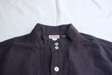 FREEWHEELERS / "THE SKIPPER" THREE-QUARTER SLEEVE (#2623001,YARN-DYED DARK GRAY × YARN-DYED BLACK)