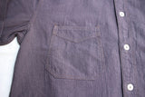 FREEWHEELERS / "THE SKIPPER" THREE-QUARTER SLEEVE (#2623001,YARN-DYED DARK GRAY × YARN-DYED BLACK)