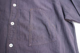 FREEWHEELERS / "THE SKIPPER" THREE-QUARTER SLEEVE (#2623001,YARN-DYED DARK GRAY × YARN-DYED BLACK)