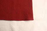 FREEWHEELERS / "TOMCATS" CREW NECKED THERMAL LONG SLEEVE SHIRT (#2635002,DARK CRIMSON)