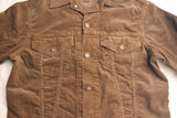 FAR EAST MANUFACTURING / TRUCKER JACKET CORDUROY (FEM-G002,BROWN)