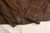 FAR EAST MANUFACTURING / TRUCKER JACKET CORDUROY (FEM-G002,BROWN)