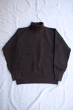 FREEWHEELERS / "TURTLE NECK SWEAT SHIRT" SPECIAL HEAVY WEIGHT (#2534009,JET BLACK × CHARCOAL BLACK)